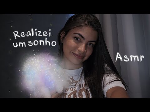ASMR REALIZEI UM SONHO 💜🥺( Apresentando o novo membro do canal)
