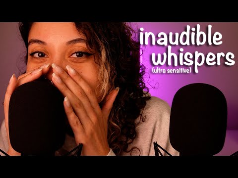 *ULTRA SENSITIVE* Inaudible Whispers (100% tingles, ear to ear) ~ ASMR #sleepaid