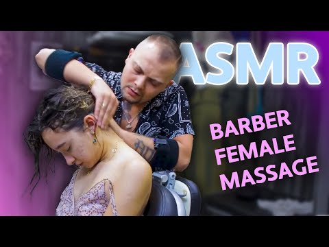 IT HELPS YOU TO SLEEP ! Asmr Female Massage For Deep Sleep