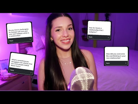 ASMR Q&A | Girl Talk/Big Sister Advice
