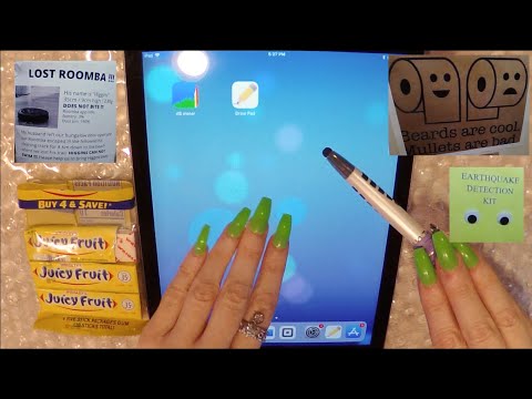 ASMR Intense Gum Chewing Ramble | Ipad Tapping | Shocking Signs