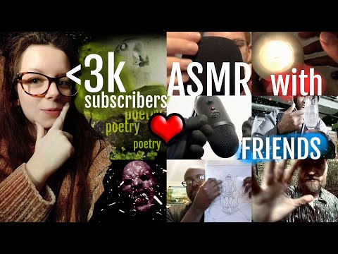 ❤️ 3000 subs ❤️ lofi ASMR with my friends & subscribers ❤️