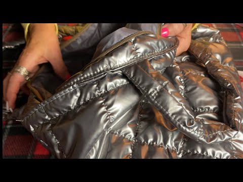 Silver Purse Rummage! ASMR (Soft Spoken version) Acrylic nails rummage! Super tingles!