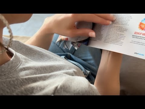 ASMR Page turning over my shoulder