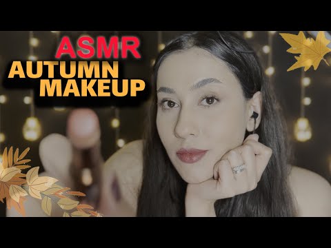 Doing your makeup in autumn style💄🍂 | Soft Spoken ASMR