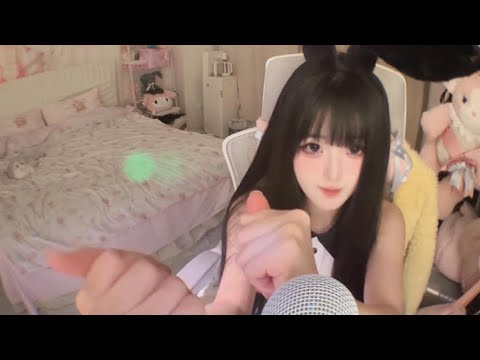 Soothing ASMR Microphone Touching | Cute Girl's Relaxing Sounds