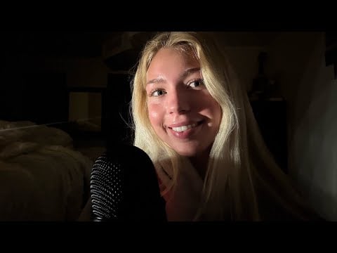 ASMR whisper ramble (life update, close whispers, a tad bit of nail tapping!)