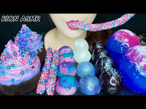 【ASMR】ギャラクシーデザート*galaxy desserts*갤럭시/MUKBANG 먹방 咀嚼音 食べる音 EATINGSOUNDS NOTALKING/KOHAKUTO ROPECANDY