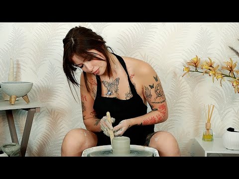 This video will help you fall sleep 🖤 - Pottery ASMR