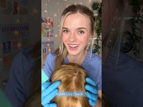 #asmr Lice Check 🐛 #asmrsounds #asmrvideo #tingles #relax #licecheck #asmrcommunity
