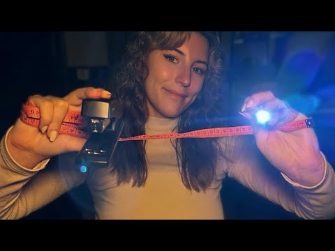 Face Measuring ASMR with Picture Taking