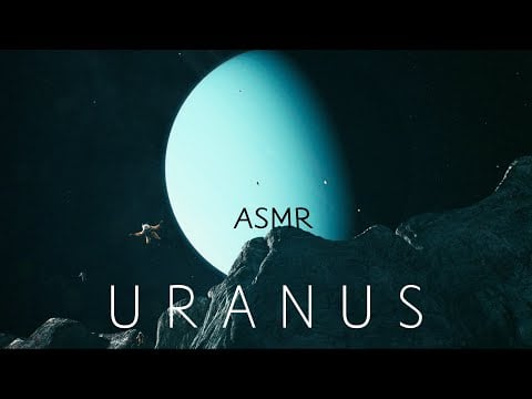 Exploring Uranus | ASMR whisper [space science book]