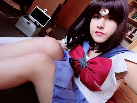 Sailor Saturn Skin care routine ASMR l Bubblegum Kitty Cosplay ASMR