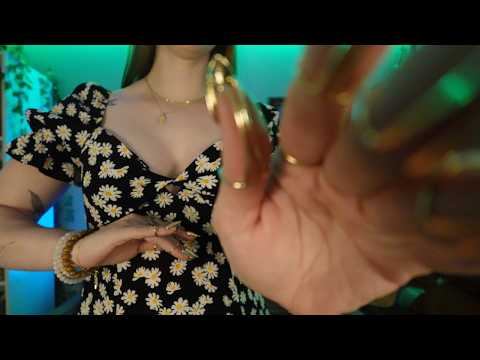 ASMR Hypnotic Visual Triggers 🌧️ (No Talking) Pulling Things Off Your Face