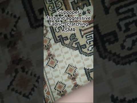 Super fast and aggressive fabric scratching ASMR #fastasmr #scratchingasmr #asmrvideo #asmr