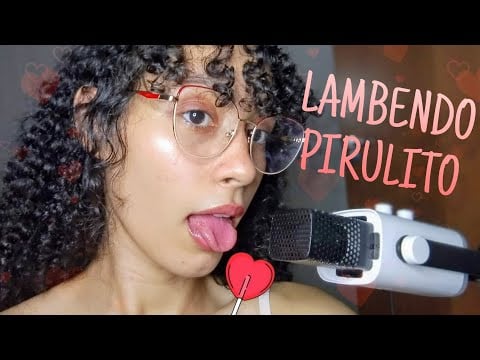 Sons de Boca com Pirulito | ASMR Bem Molhadinho e Suave 👄🍭