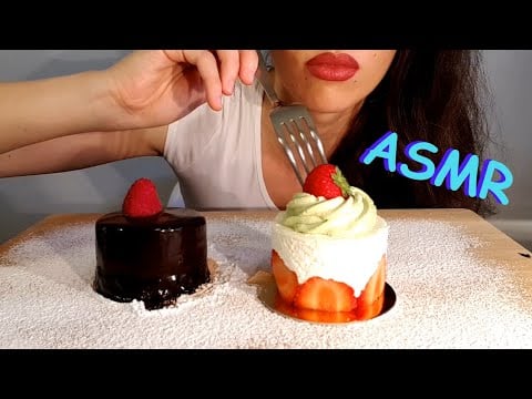 ASMR | Mousse Cakes | No Talking Soft Relaxing Sounds | Lady M. ASMR