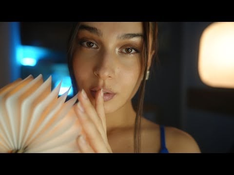 ASMR Reiki Healing and Light Triggers with Soundscape for sleep, rain sounds, personal attention