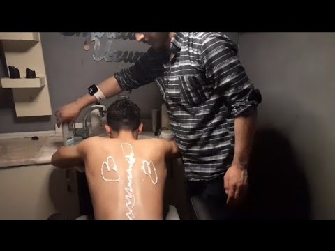 We dıd head massage body massage and cracks ın the perfect dark room