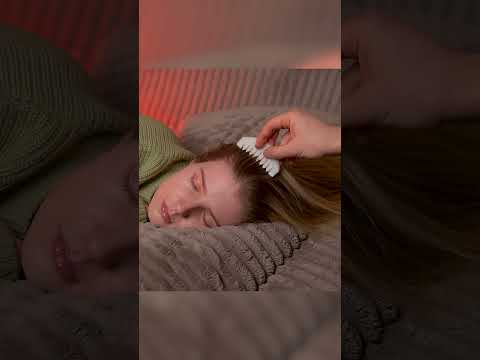 Gentle Hair Brushing ASMR to Melt Your Stress Away 😌 #sleep
