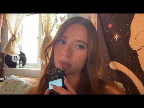 ASMR - fast ear to ear mouth sounds with Tascam 