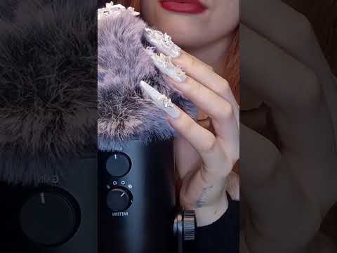 fluffy mic scratching asmr#asmrvideo #sensory #asmrtriggers #sensorysounds #asmrsounds #relax #sleep