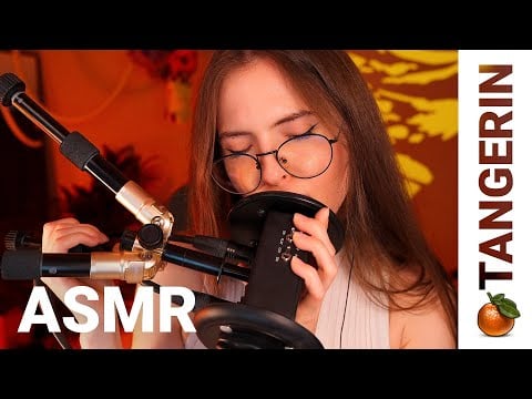 ASMR Deep Mouth Sounds, Echo Tk Tk & Heartbeat | Tangerin