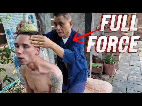 This Ancient Thai Street Therapy Released Years of Tension | Massage ASMR