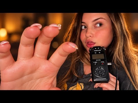 REPEATING “SCRATCH” W/ TINGLY HAND MOVEMENTS (TASCAM EAR TO EAR WHISPERS, MOUTH SOUNDS) ASMR