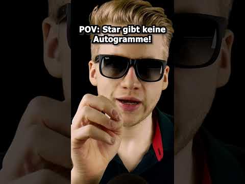 ASMR - POV: Star gibt keine Autogramme! #Shorts #asmr #roleplay #deutscheasmr