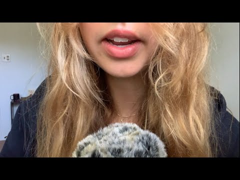 asmr summer plans ramble (lofi, whispered, mic scratching)