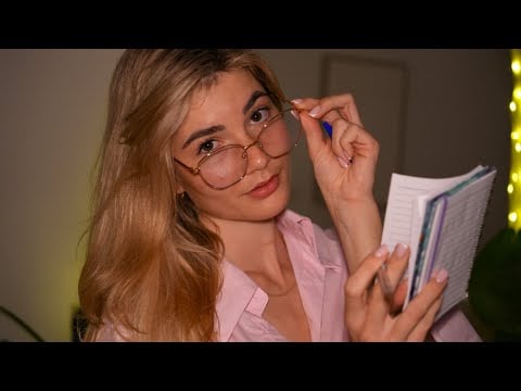 Sie Gibt Dir Nachhilfe in Englisch👩🏼‍🏫 ASMR zum Einschlafen