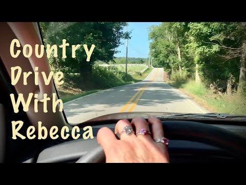 ASMR Country Drive with Rebecca (Soft Spoken) Lush green scenery (No Talking version later today)