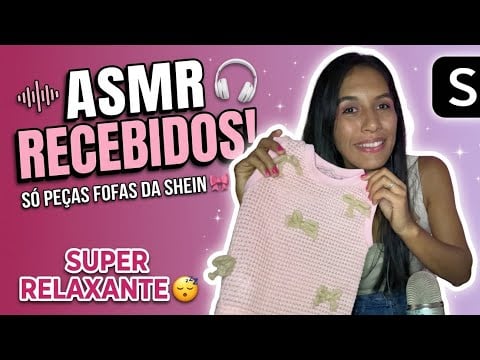 ASMR RECEBIDOS SHEIN KIDS 