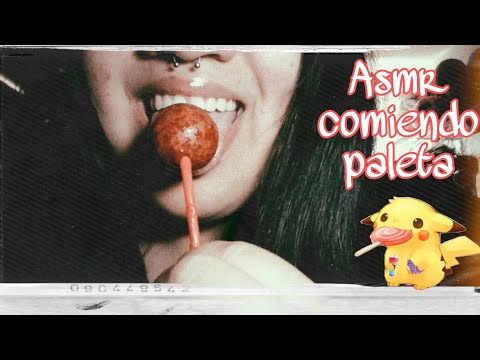 Asmr COMIENDO paleta 🍭 | MOUTH SOUNDS