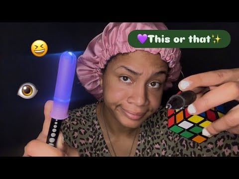 ASMR - Lights & This or That (Aidan)