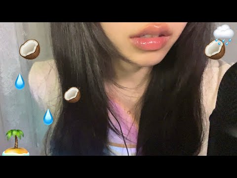 ASMR] 고막까지 코코넛레인🥥🌧️/coconut rain💤