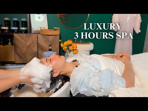 (ASMR) Japan's best 3HOURS LUXURY SPA in Tokyo!!! (GET ON A FLIGHT ASAP!!!)