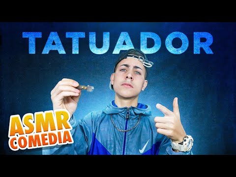 ASMR COMÉDIA – TATUADOR MALUCO FAZENDO TATUAGEM EM VOCÊ (SOM DA MAQUININHA)