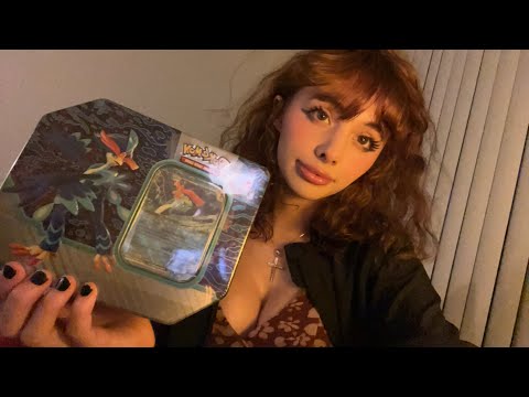 ASMR | Opening up Pokémon cards! (Tingly😊)