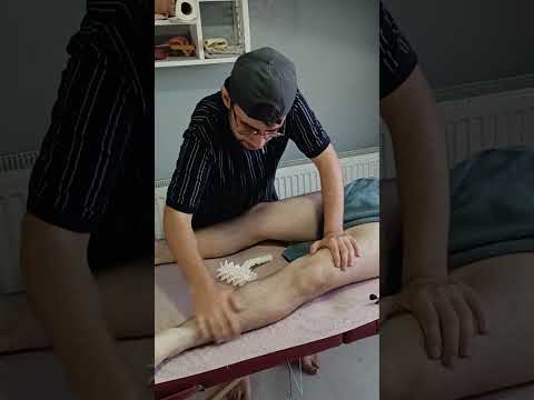 SPORTS BODY LEG ASMR MASSAGE  #massage #easyturkish #relax #chiropractor #challenge #relaxing