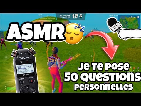 ASMR Français • Je te pose 50 QUESTIONS PERSONNELLES POUR T’ENDORMIR 😴✨️