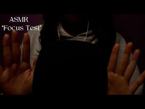Trying To Make You “Focus”-(ASMR Focus Test w/ visual triggers, spoolie sounds, and whispering)