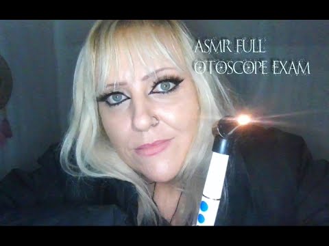 ASMR Otoscope Exam/Ear Cleaning