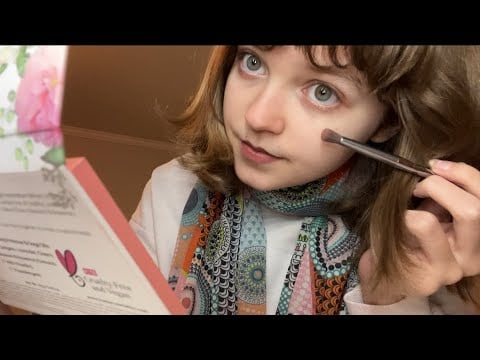 囁き声ASMR - 私のメイクをしてる | 日本語ASMR | メイクASMR | タッピング | Lo-fi ASMR