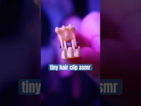 clipping your hair with the SMALLEST clip i can find!! #asmr #personalattention #country