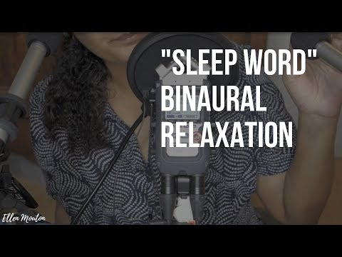 ASMR binaural sleep word - powerful sleep relaxation * You got 10 min?