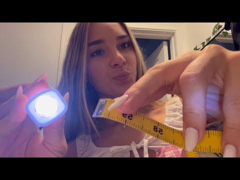 asmr eye exam
