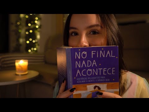 ASMR 📖 leitura para quem precisa relaxar (voz suave e ambiente escuro)