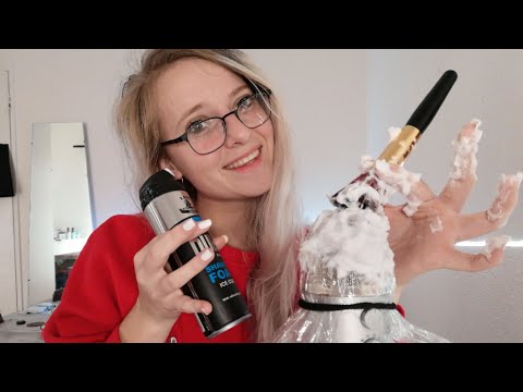 ASMR | Mic Brushing/Scratching With Shaving Cream